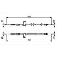 ford Handremkabel BC2453