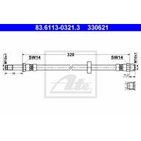 Bremsschlauch Vorderachse ATE 83.6113-0321.3