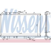 NISSENS Wasserkühler 62408A Kühler,Motorkühler MAZDA,323 C IV BG,FAMILIA IV BF,FAMILIA IV BG