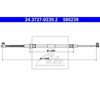 bmw Handremkabel 24372702392