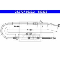 bmw Handremkabel 24372702322