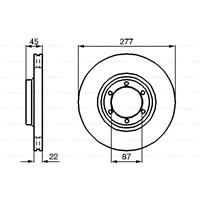 BOSCH Bremsscheiben 0 986 478 635 Scheibenbremsen,Bremsscheibe HYUNDAI,MITSUBISHI,GALLOPER II JK-01,GALLOPER I,PAJERO II V3_W, V2_W, V4_W