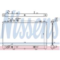 Kühler, Motorkühlung | NISSENS (68550)