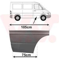 VAN WEZEL Tür 3075170  VW,MERCEDES-BENZ,LT 28-46 II Kasten 2DA, 2DD, 2DH,LT 28-35 II Bus 2DB, 2DE, 2DK,SPRINTER 3-t Kasten 903