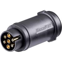 SecoRüt 50151 Anhänger Adapter [Steckdose 7polig - Stecker 13polig] ABS Kunststoff C31646