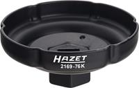 HAZET Ölfilter-Schlüssel 2169-76K - Vierkant hohl 12,5 mm (1/2 Zoll) - Rillenprofil