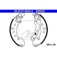 ATE Bremsbacken 03.0137-0522.2 Trommelbremsbacken,Bremsbackensatz RENAULT,SMART,TWINGO II CN0_,FORTWO Coupe 453,FORTWO Cabriolet 453
