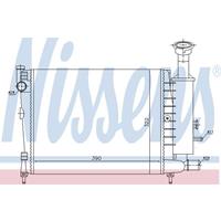 Radiator, motorkoeling NISSENS 61354