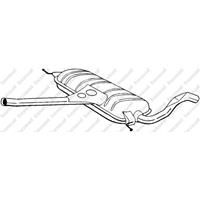 Mittelschalldämpfer Bosal 282-563