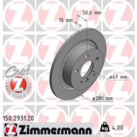 Zimmermann Bremsscheiben 150.2931.20 Scheibenbremsen,Bremsscheibe BMW,MINI,i3 I01,2 Active Tourer F45,2 Gran Tourer F46,X1 F48,X2 F39,MINI F56