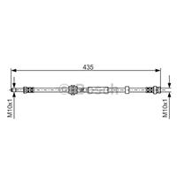 Bremsschlauch Vorderachse beidseitig Bosch 1 987 481 023