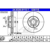 ford Powerdisc Remschijf 24032601151