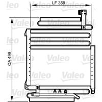 Kondensator, Klimaanlage | Valeo (814296)