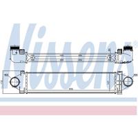 Ladeluftkühler Nissens 96383