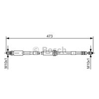 Bremsschlauch Vorderachse Bosch 1 987 476 066