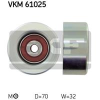 SKF Umlenkrolle VKM 61025 Führungsrolle,Umlenk-/Führungsrolle, Keilrippenriemen TOYOTA,LEXUS,AURIS NRE15_, ZZE15_, ADE15_, ZRE15_, NDE15_