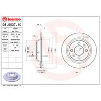 2 Remschijven Brembo 08.5037.10