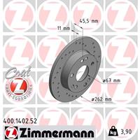 Bremsscheibe 'SPORT COAT Z' | Zimmermann (400.1402.52)
