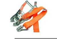 LoadLok 14002639 Spanband met ratelgesp en haken - Oranje - 7m x 25mm