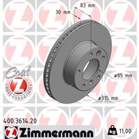 mercedes-benz Remschijf Coat Z 400361420