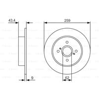 Bremsscheibe | BOSCH (0 986 479 V07)