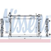 Kühler, Motorkühlung | NISSENS (60323)