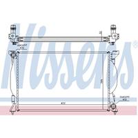 NISSENS Wasserkühler 60301A Kühler,Motorkühler AUDI,A4 Avant 8E5, B6,A4 8E2, B6,A4 Cabriolet 8H7, B6, 8HE, B7