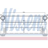 NISSENS Ladeluftkühler 96726 Intercooler BMW,5 E39,5 Touring E39,7 E38