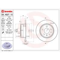 Bremsscheibe | BREMBO (08.4927.10)
