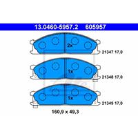 Bremsbelagsatz, Scheibenbremse Vorderachse ATE 13.0460-5957.2