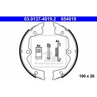 Bremsbackensatz, Feststellbremse Hinterachse ATE 03.0137-4019.2