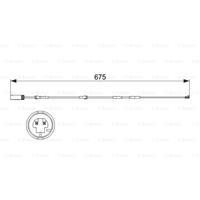bmw Waarschuwingscontact, remvoering-/blokslijtage AP844