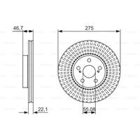 Bremsscheibe | BOSCH (0 986 479 767)