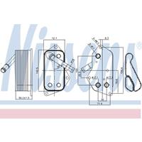 Ölkühler, Motoröl Nissens 90689