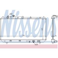 NISSENS Wasserkühler 62403 Kühler,Motorkühler MAZDA,323 F VI BJ,FAMILIA VI BJ