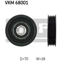 SKF Umlenkrolle VKM 68001 Führungsrolle,Umlenk-/Führungsrolle, Keilrippenriemen SUBARU,FORESTER SG,FORESTER SF,IMPREZA Stufenheck GD