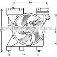 peugeot Koelventilatorwiel