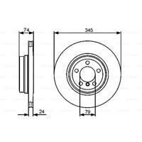 Bremsscheibe | BOSCH (0 986 479 440)