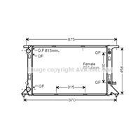 PRASCO Ladeluftkühler AIA4354 Intercooler VW,AUDI,SKODA,GOLF IV 1J1,GOLF IV Variant 1J5,BORA 1J2,BORA Kombi 1J6,A3 8L1,OCTAVIA Combi 1U5,OCTAVIA 1U2