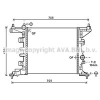 peugeot Condensor, airconditioning