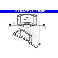 bmw Veer, Remklauw 11811603532