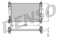 DENSO Wasserkühler DRM09111 Kühler,Motorkühler OPEL,FIAT,ALFA ROMEO,CORSA D,CORSA D Van,GRANDE PUNTO 199,BRAVO II 198,PUNTO EVO 199