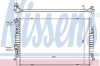 Kühler, Motorkühlung | NISSENS (65304)