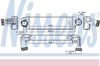 Intercooler, inlaatluchtkoeler NISSENS, u.a. für BMW