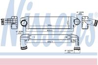 Intercooler, inlaatluchtkoeler NISSENS, u.a. für BMW