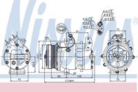 opel Compressor, airconditioning 89037