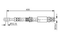 BOSCH Bremsschläuche 1 987 476 644 Bremsschlauch OPEL,CHEVROLET,VAUXHALL,VECTRA B 36_,VECTRA B Caravan 31_,VECTRA B CC 38_,VECTRA B CC,VECTRA B