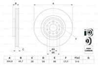 Bremsscheibe | BOSCH (0 986 479 736)