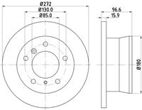 hellapagid PRO High Carbon HELLA PAGID, Remschijftype: Massief, u.a. für Puch, Mercedes-Benz, VW