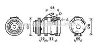 opel Kachelradiateur, interieurverwarming